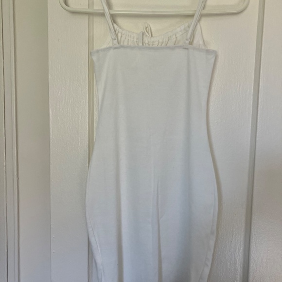 White Ribbed Mini dress - Picture 3 of 3
